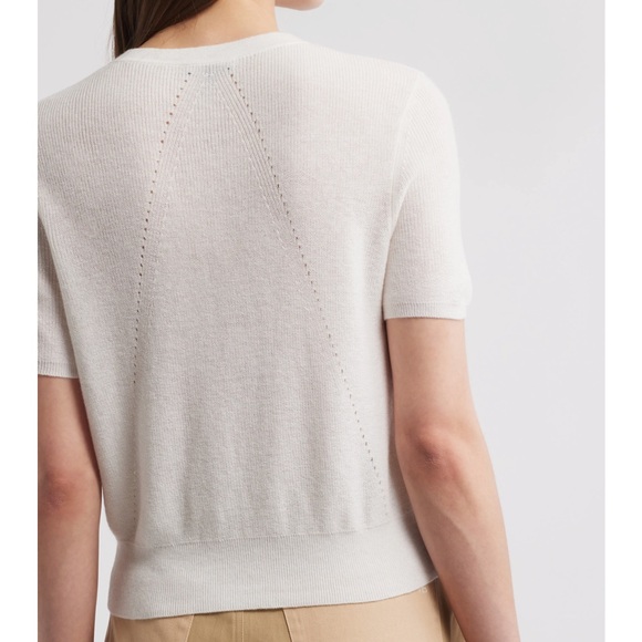 Cream Button-Down Top; size м; new - Picture 6 of 6